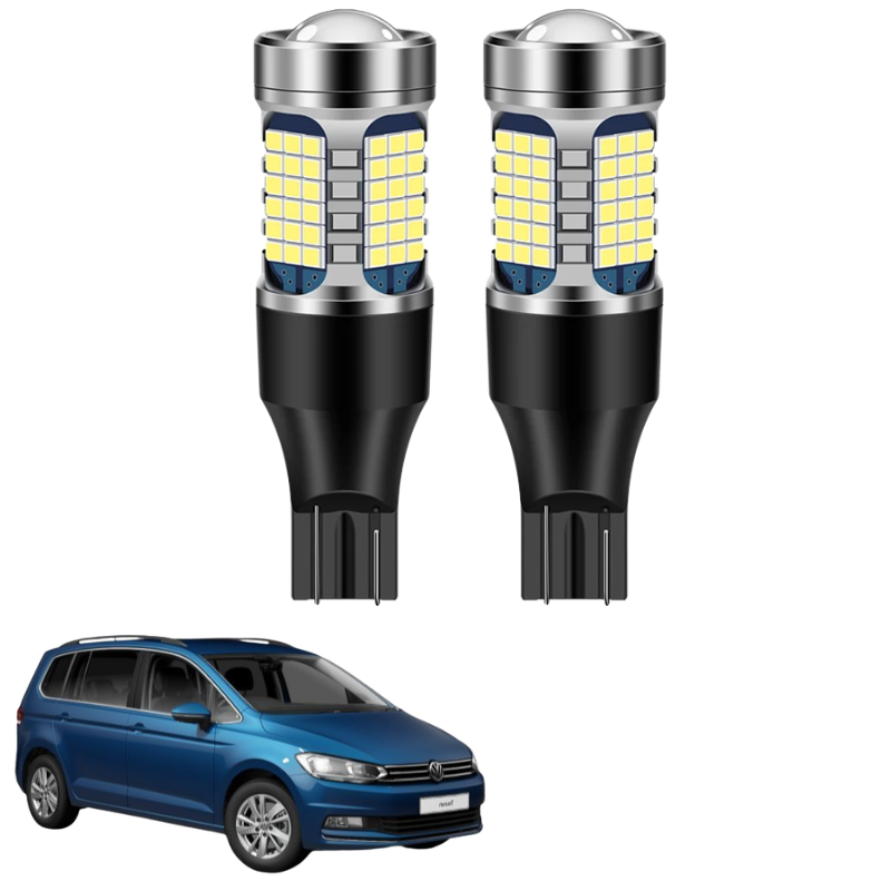 Kit de 2 Lâmpadas LED de Luz Reversa para VW Volkswagen Touran (2003-2015)